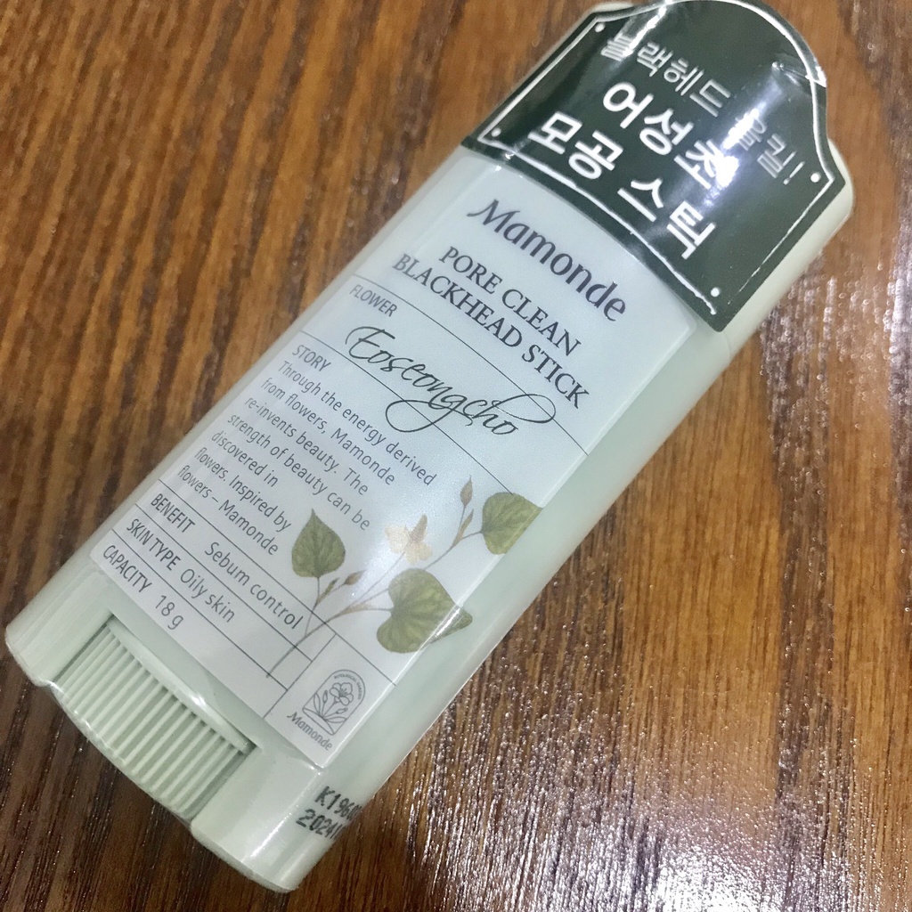 Thanh Lăn Mụn Đầu Đen Mamonde Pore Clean Blackhead Stick 18g