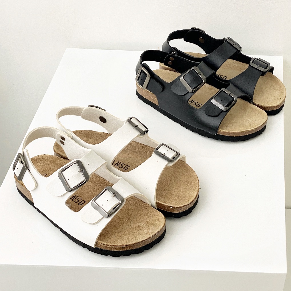 - GIÀY 2 KHOÁ CỔ THẤP DA PU MÀU TRẮNG UNISEX