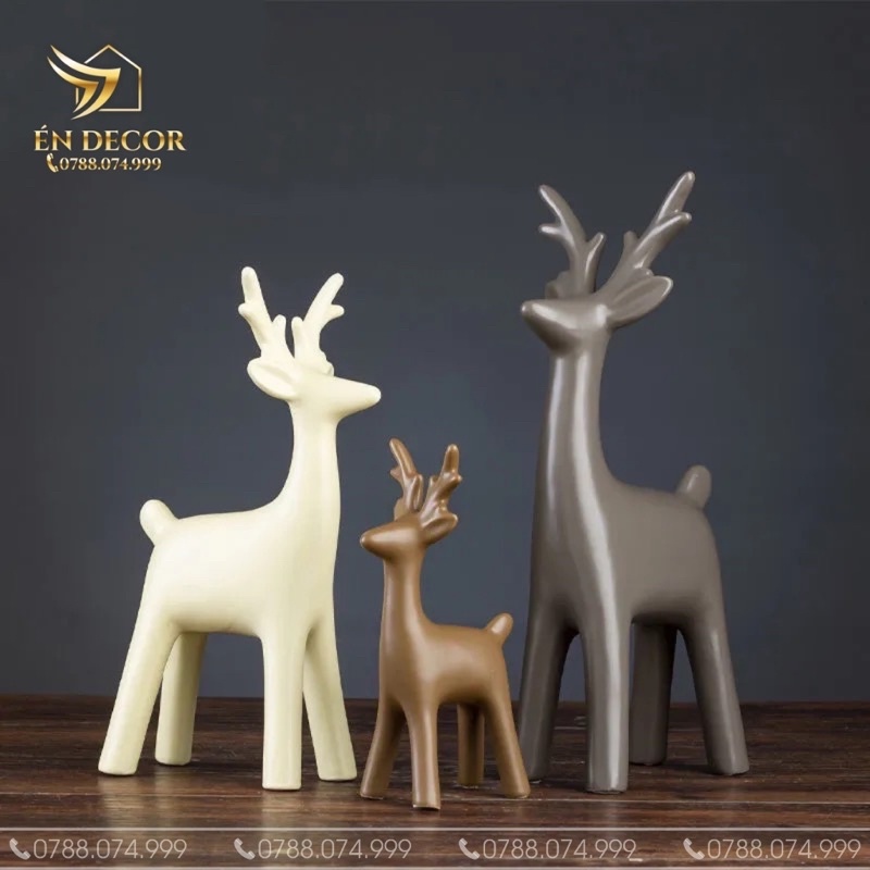 Tượng Gốm Sứ Trang Trí Nhà Cửa, Trang Trí Phòng Khách, Phòng Ngủ, Decor nhà cửa, Én Decor