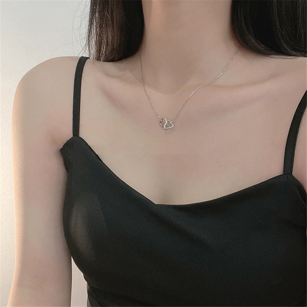 Vòng cổ Mặt Trái Tim Sang Trọng Thời Trang Mùa Hè Cho Nữ