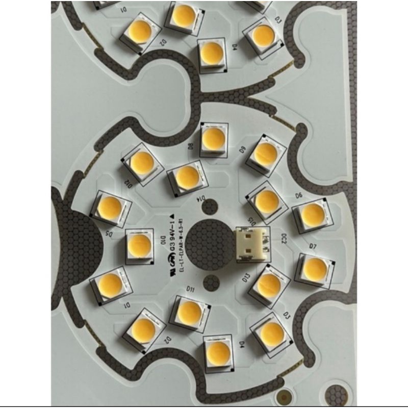 combo bộ 6 mắt led tròn kèm 6 driver