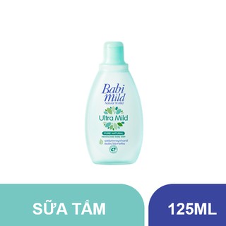 Sữa tắm trẻ em Babi Mild - Pure Natural chai 125ml