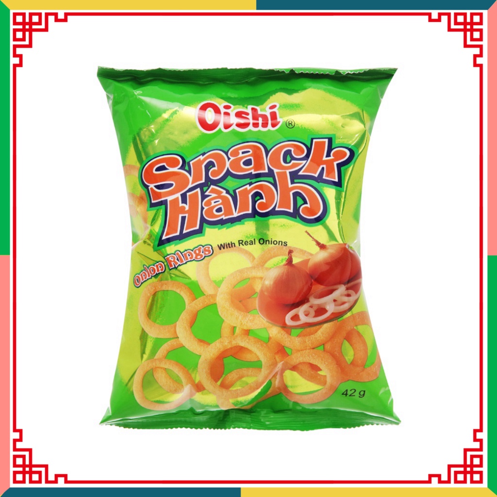 Bim Bim Snack Onion Rings vị hành Oishi 40g ( Đại lý Ngọc Toản)