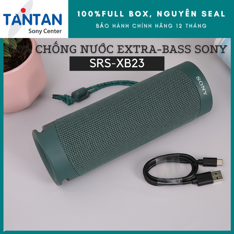 Loa BLUETOOTH Extra Bass Sony SRS-XB23 | Type-C - Chống nước, bụi - Pin 12H - Kích thước cực gọn nhẹ