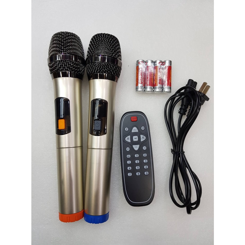 Loa kéo Karaoke Bluetooth CXF GL-1215: Bass 30, Thiết kế 3 loa, Công suất 300W, Thùng gỗ chắc chắn, Có 2 Micro không dây