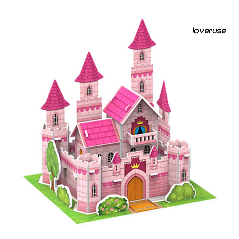 Bộ đồ chơi lắp ráp mô hình ngôi nhà 3D cho bé