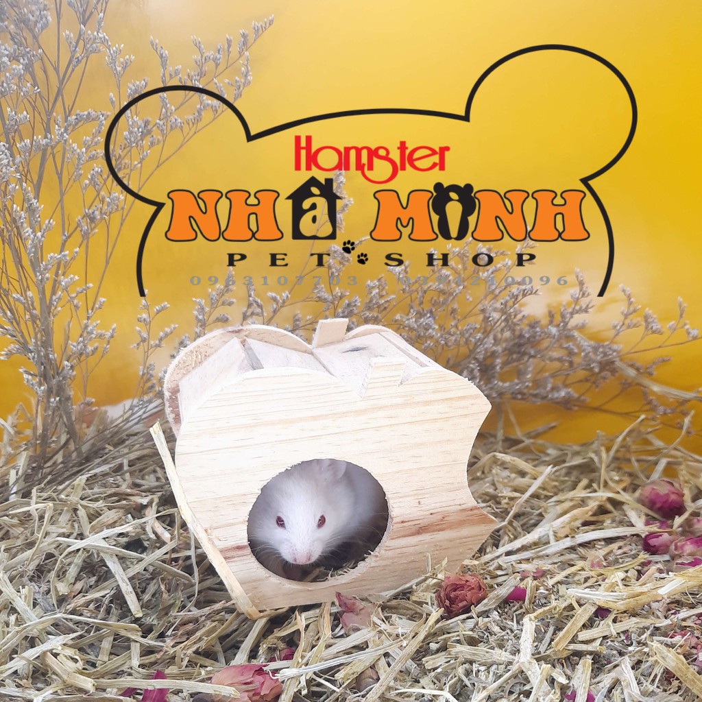 Nhà ngủ gỗ nhỏ cho Hamster