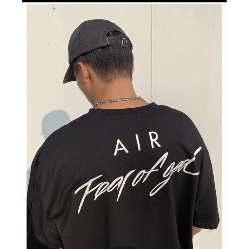 Áo thun tay lỡ Fear of god Air, áo cotton nam nữ unisex | BigBuy360 - bigbuy360.vn