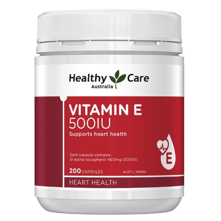 Viên Uống Vitamin E Healthy Care 500IU của Úc 200 Viên