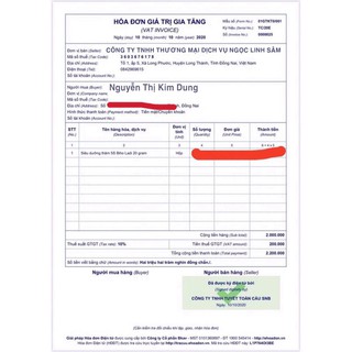Serum dưỡng da Ngọc Linh Sâm