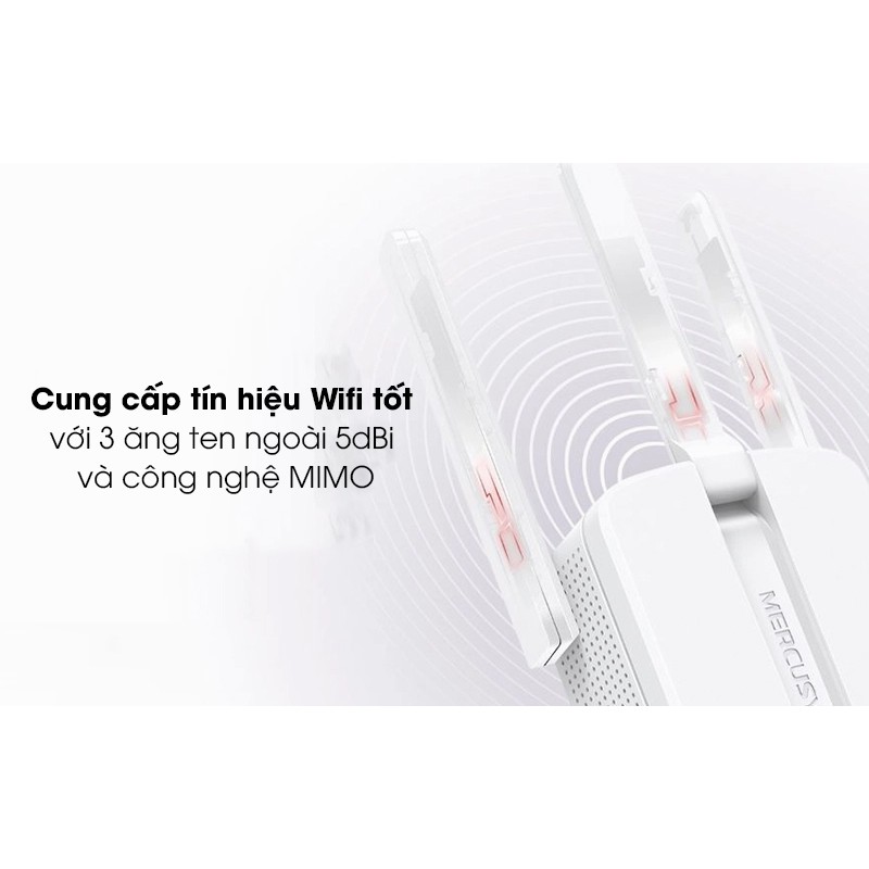 Kích sóng wifi Mercusys MW300re 3 râu cực mạnh- chính hãng mới 100%