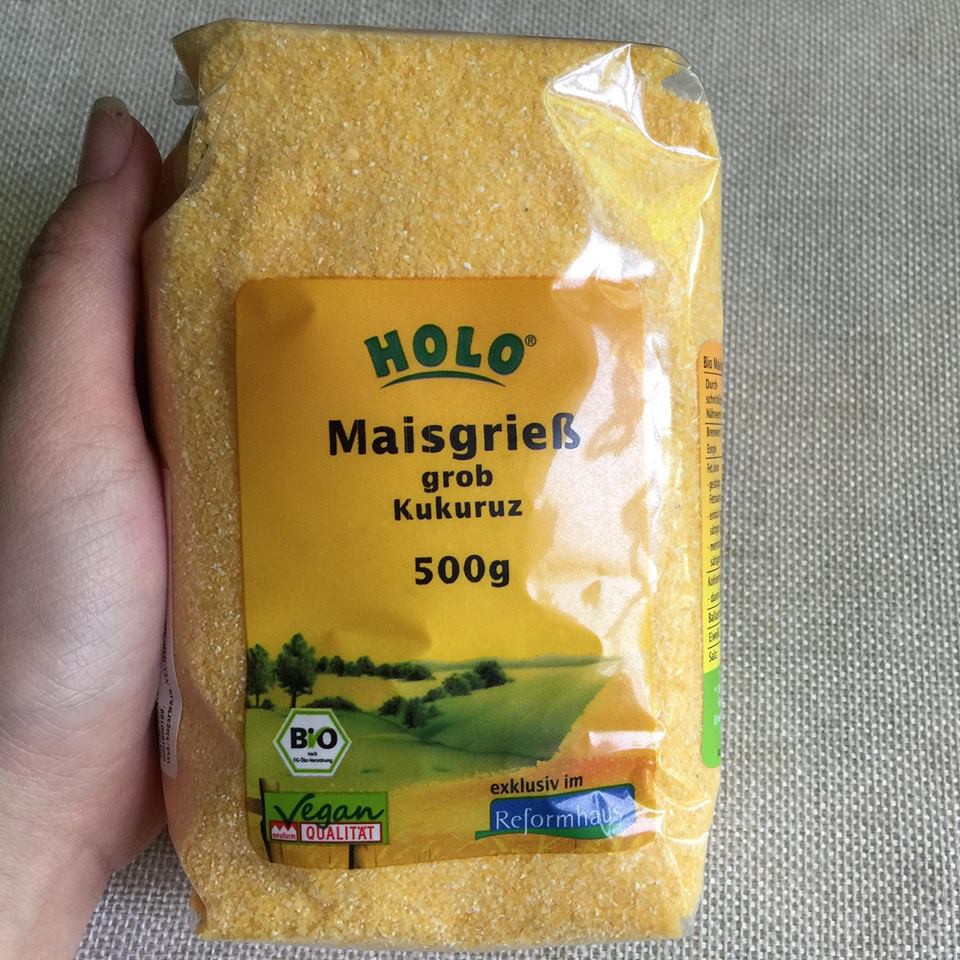 Bột ngô hữu cơ xay thô HoLo 500gr