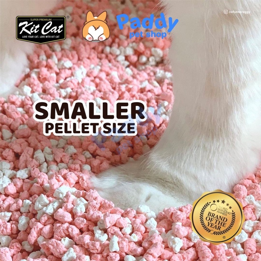 Cát Vệ Sinh Đậu Tuyết Kit Cat Snow Peas Cho Mèo (7L)