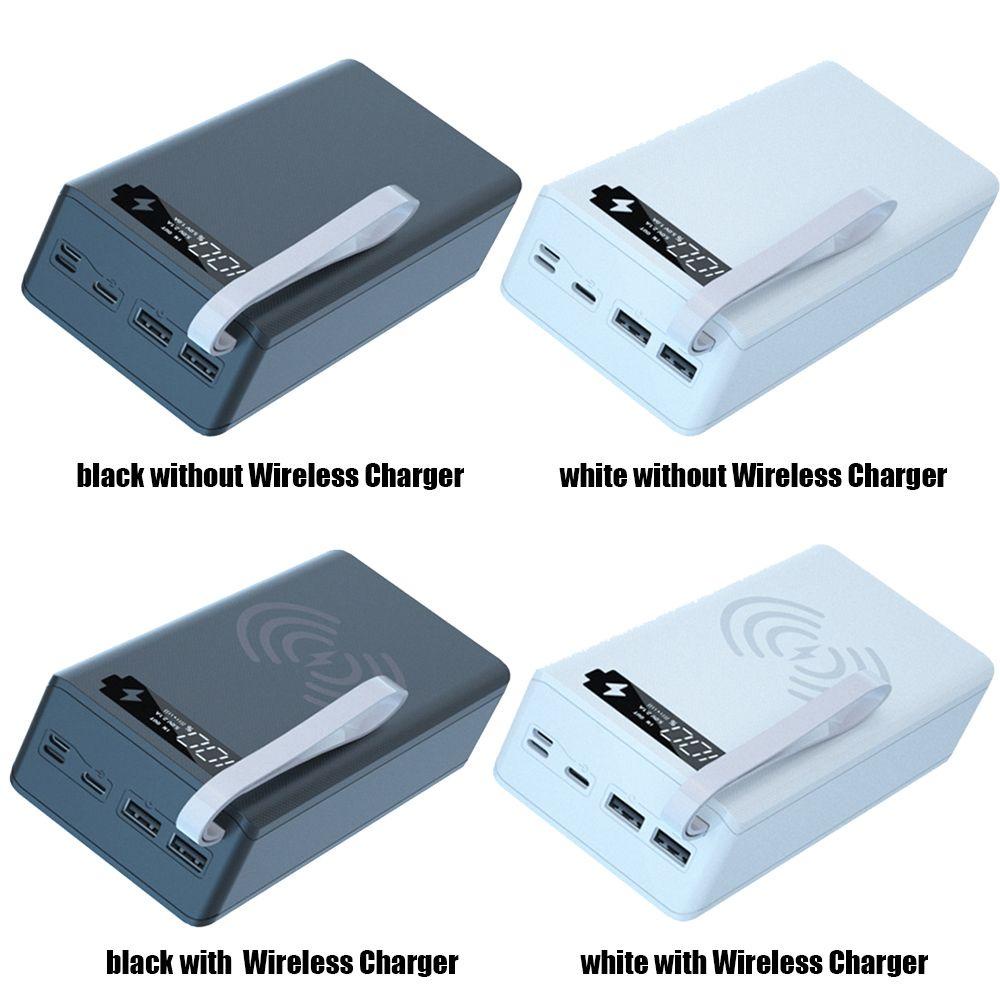 Pin Sạc Dự Phòng Không Dây Hai Cổng USB Có Đèn LED 14 X 18650 Giá Đỡ