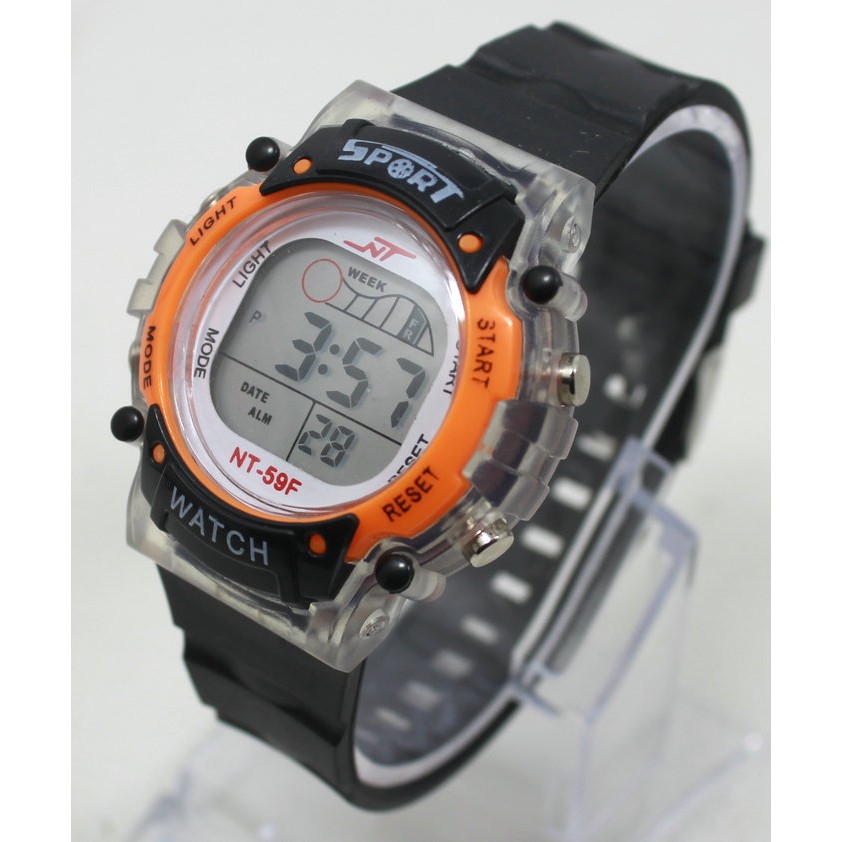 Đồng hồ điện tử trẻ em Sport HSP7981 phát sáng 7 màu, mặt kính size 34mm