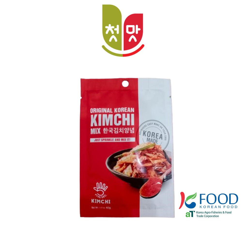 BỘT GIA VỊ LÀM KIM CHI TRỘN SẲN CHUNGWOO 40G - FIVE SEC KIMCHI