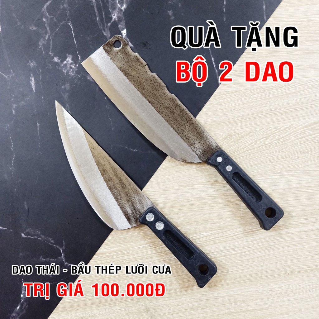 Bộ 4 Dao Nhíp [🎁QUÀ 100K] Rèn Thủ Công Dập Vân 2 Mặt - Cán Cẩm Chỉ Khâu Đồng