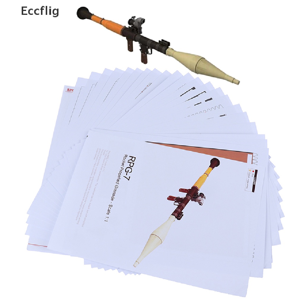 Mô hình máy bay Rocket Bazooka Launcher 3D tỉ lệ 1/1