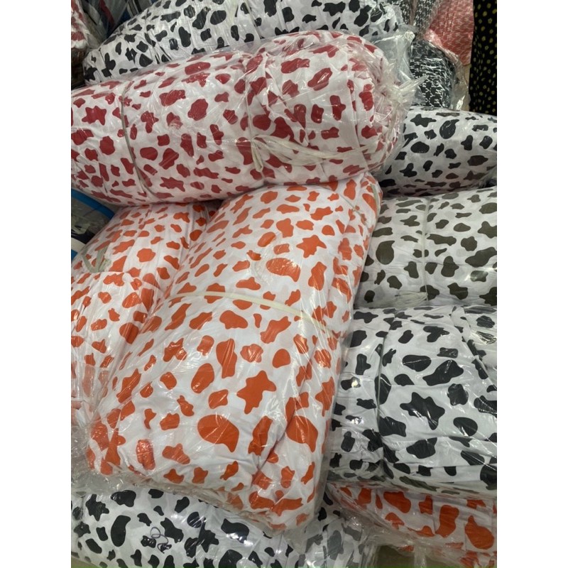 ÁO CROPTOP ÔM BODY IN HÌNH BÒ SỮA CÁ TÍNH