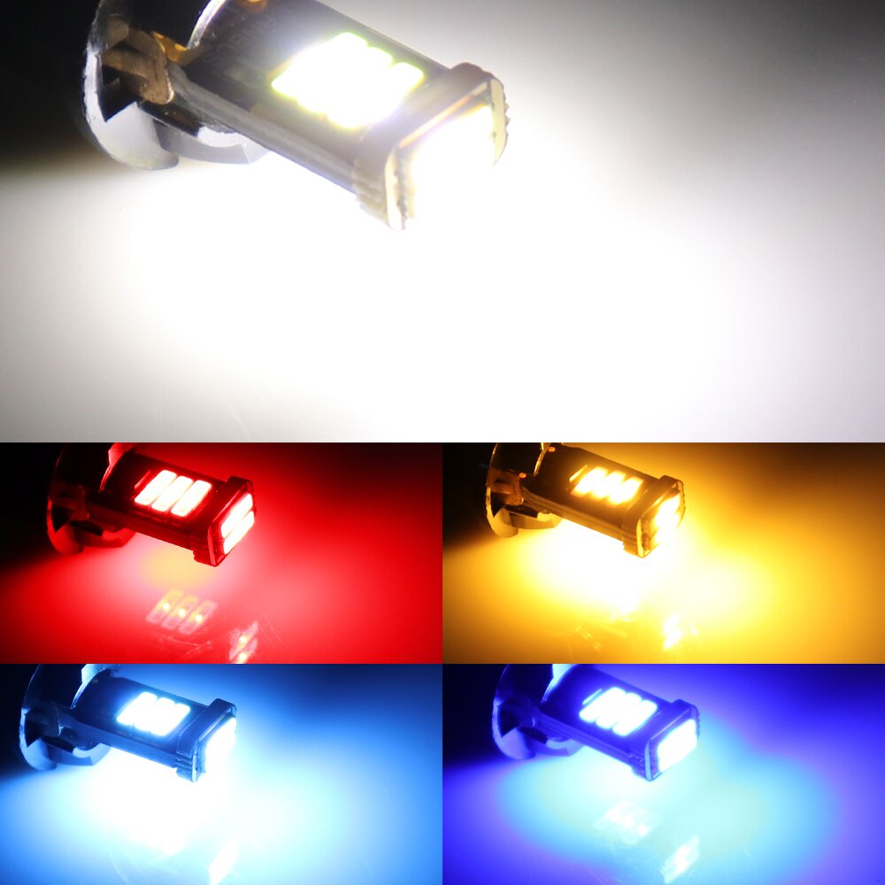Bộ 10  Đèn Led T10 Canbus W5W 7020 8smd 194 168 12V Dành Cho Ô Tô