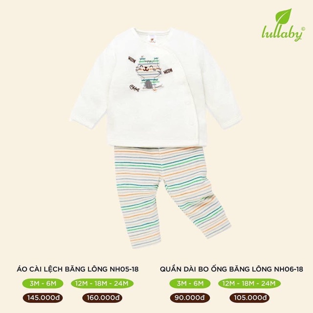 Set cài lệch băng lông Lullaby