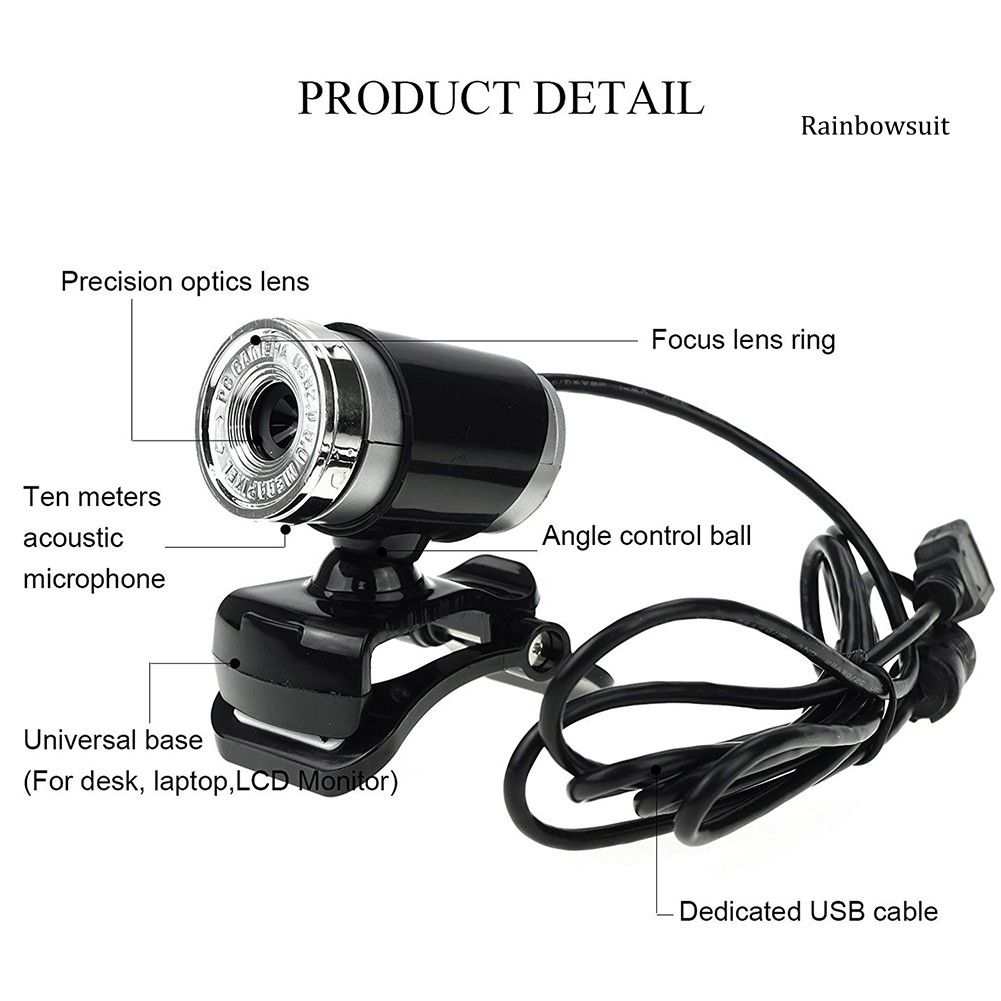 Webcam Có Mic Rb-1280H Usb Cho Máy Tính | BigBuy360 - bigbuy360.vn