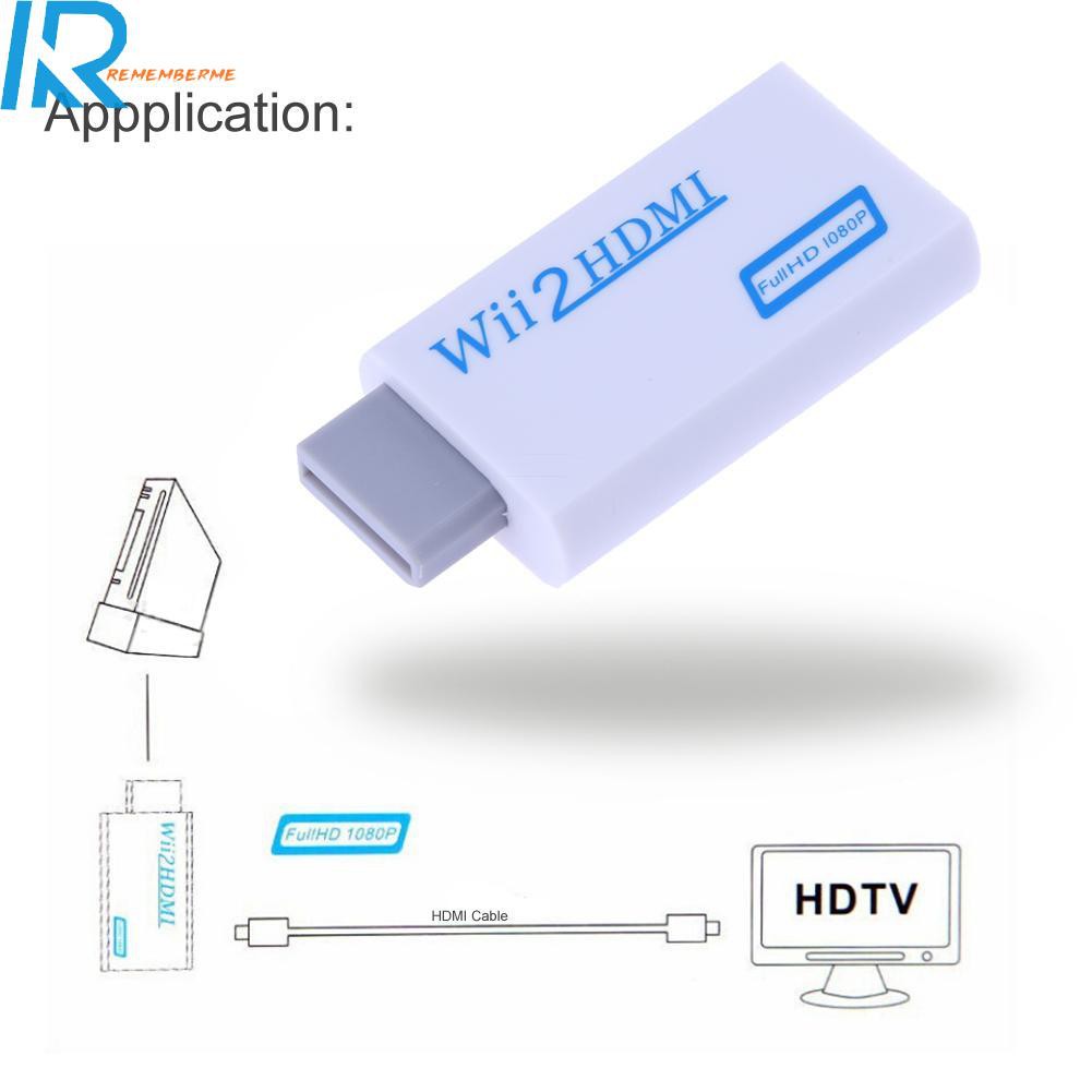 Bộ Chuyển Đổi Âm Thanh Từ Wii Sang Hdmi-Compatible Hỗ Trợ 720p 1080p 3.5mm Cho Hdtv Wii2