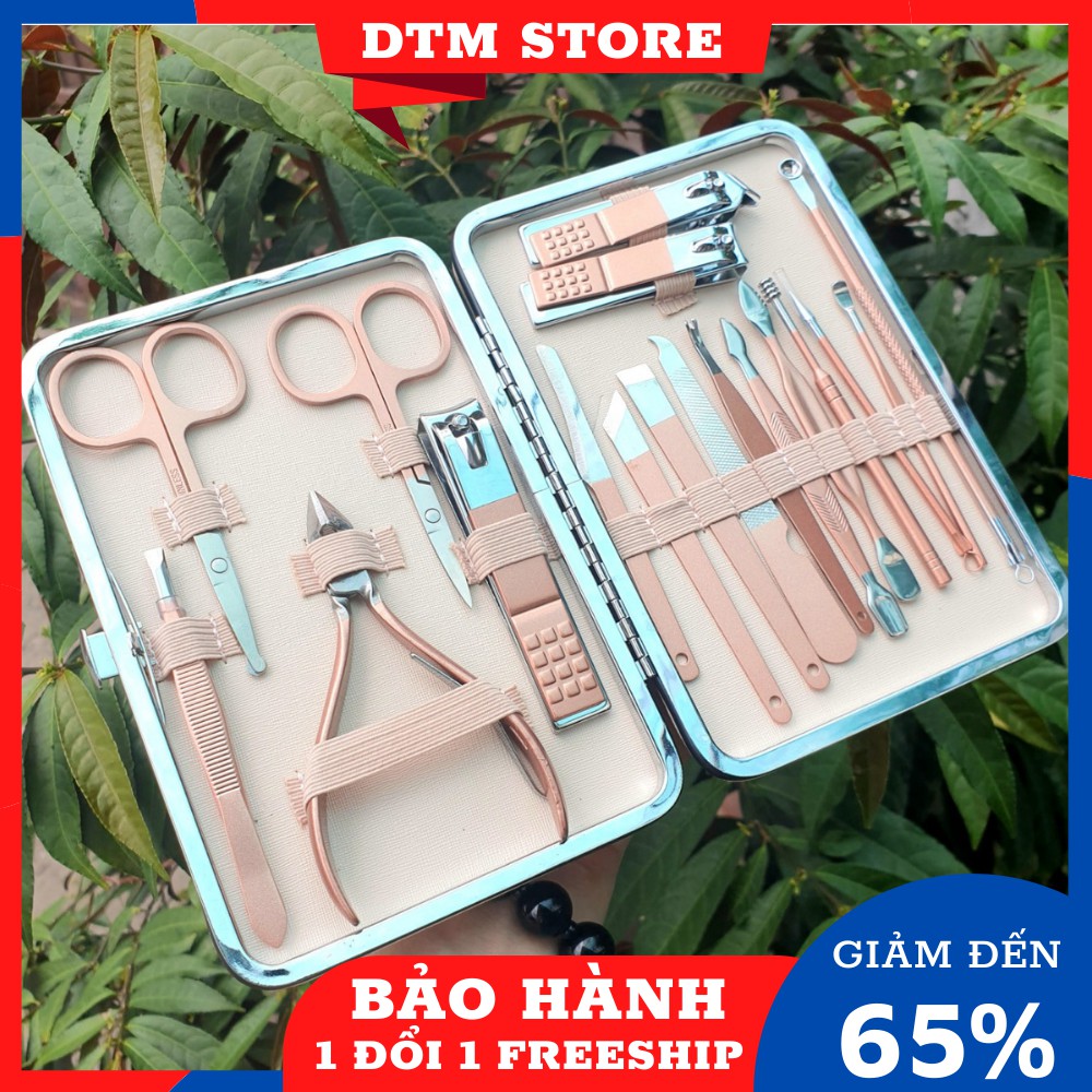 Bộ bấm móng tay 18 món chuyên dụng cao cấp - dụng cụ bấm móng tay chân tiện lợi vho gia đình và cá nhân - DTM Store