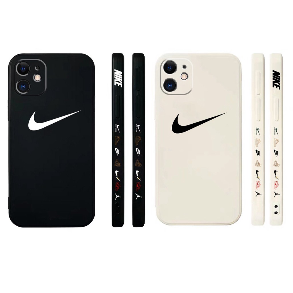 Ốp lưng iphone vuông cạnh họa tiết Nike chống bẩn iphone 7g/8g 7plus/8plus x/xs xs max 11 11 pro 11 pro max