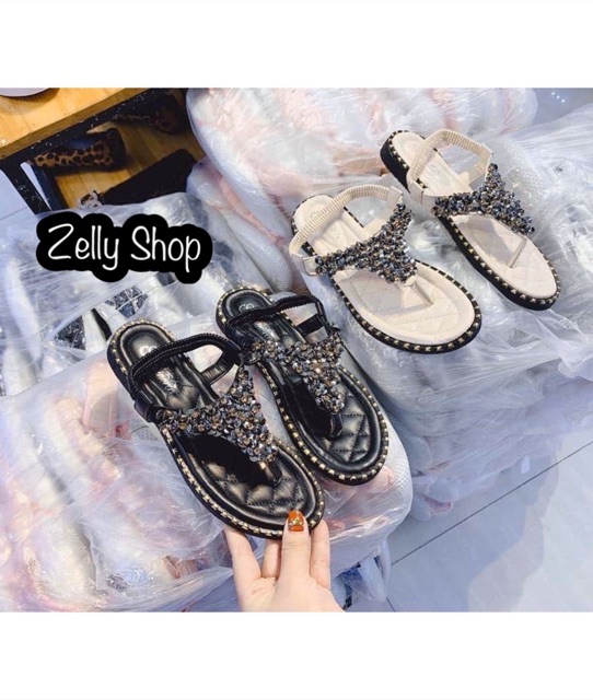 Sandal xỏ ngón đá siêu đẹp (kèm ảnh thật cuối chèn trên Shop)