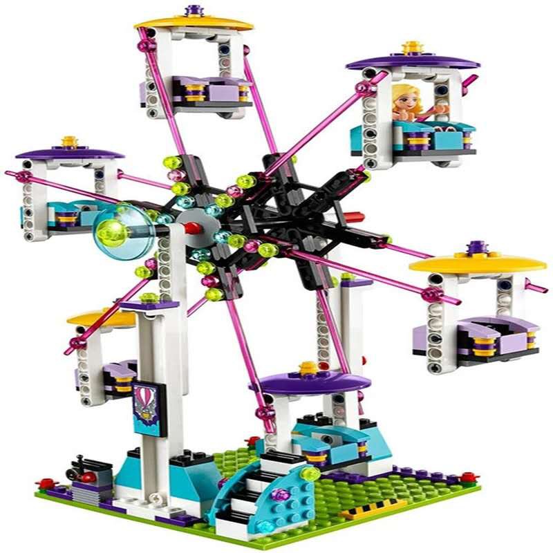 ''GIÁ SỐC'' Mẫu Lắp ráp Công Viên Giải Trí, Tàu Lượn, Vòng Quay Mặt Trời Lepin 01008-Lego Friends 41130