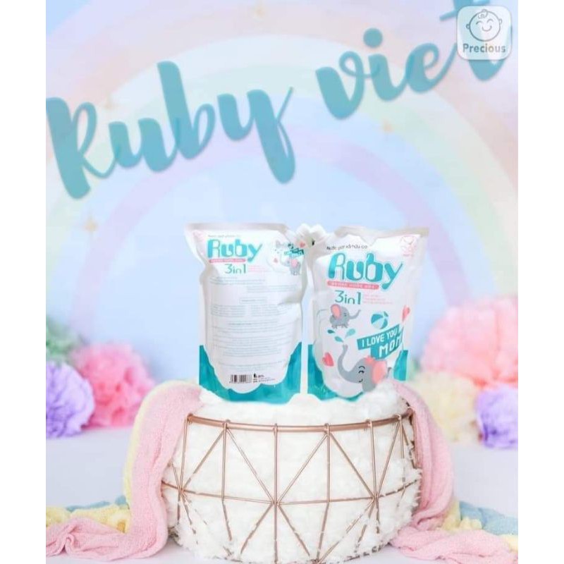 Nước giặt hữu cơ ruby Việt