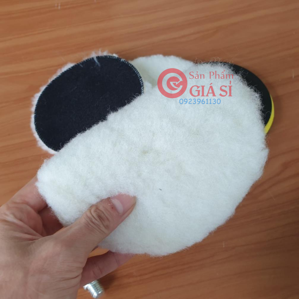 Miếng phớt lông cừu đánh bóng xe đường kính 3/4/5/6/7 inch ❤️freeship❤️