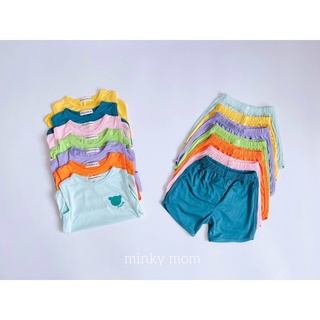 Bộ sát nách thun lạnh mẫu mới 2023 minkymom sịn sò