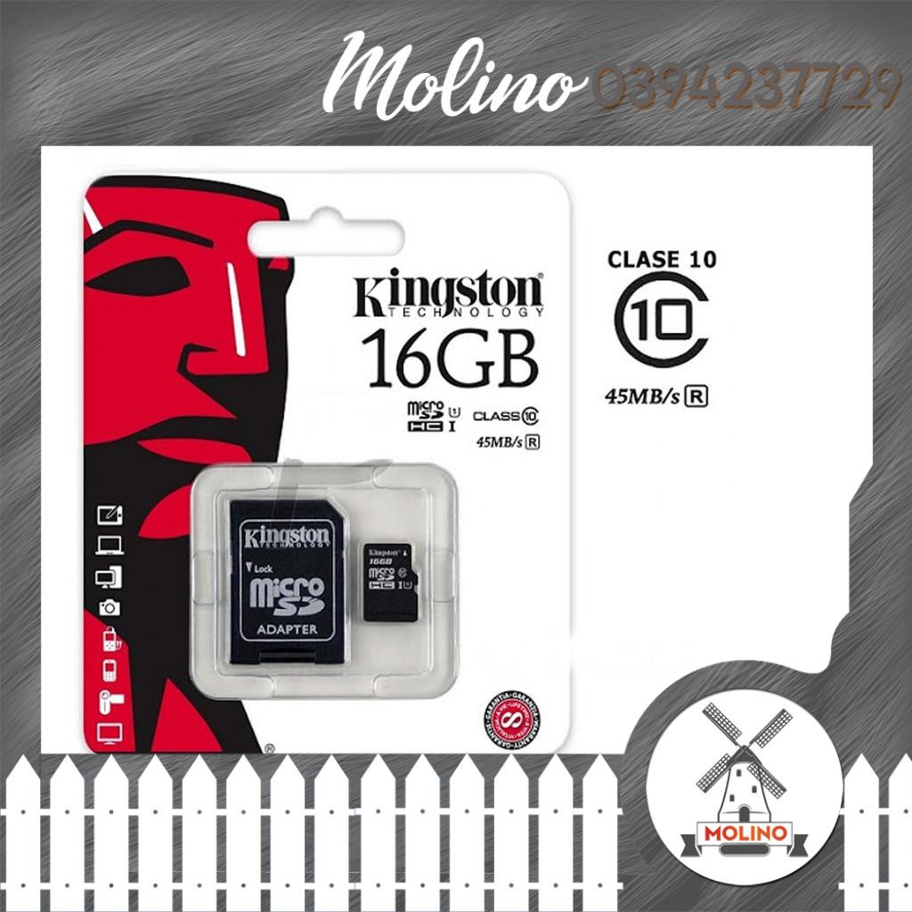 Thẻ Nhớ KINGTON MICRO SDHC 128GB, 64GB, 32GB, 16GB,8GB,4GB