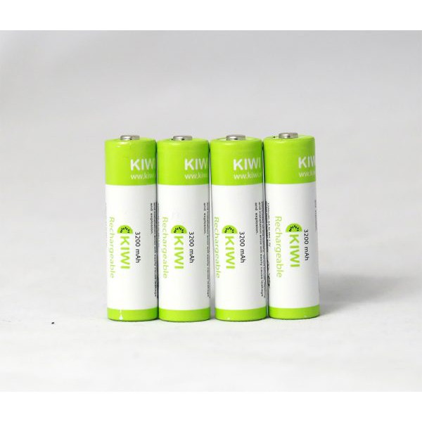 Pin Sạc KIWI 2800 mAh  Vỉ 4 viên dùng cho Micro không dây, máy ảnh, đồng hồ, thiết bị điện tử.