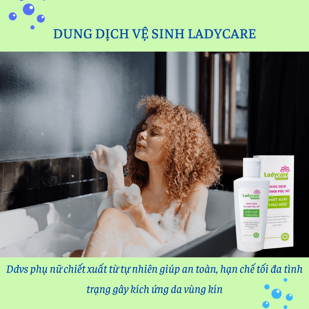 Dung Dịch Vệ Sinh Phụ Nữ Thảo Mộc laClé Ladycare chai 100ml