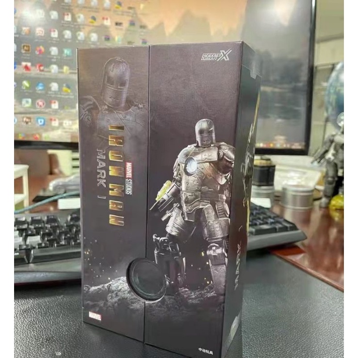 ZDtoys Iron Man Mark 1 MK1 new seal mô hình tỷ lệ 1/10 cao 18cm