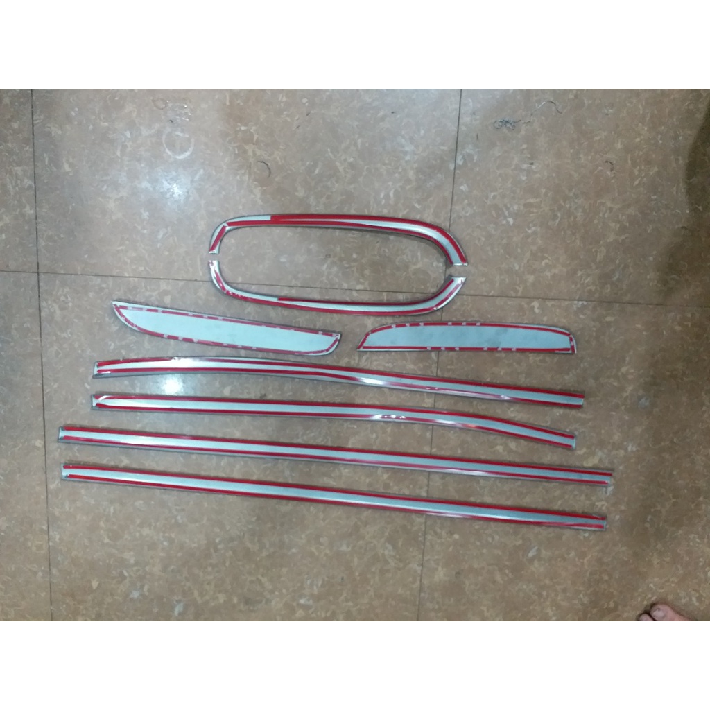 Bộ 8 ốp chân kính INOX xe Ford Ranger đời 2016 đến 2021 .