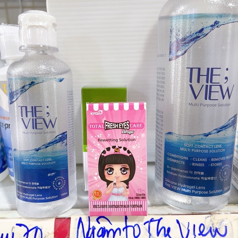 Sỉ nước nhỏ mắt lens