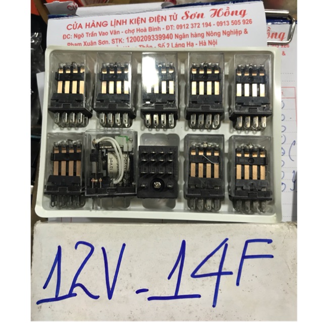 5 Rơ le 12V-14 chân