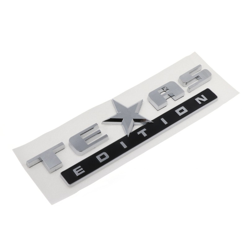 EDB* TEXAS EDITION Emblem 3D Universal Decal For Chevy Silverado GMC Sierra Truck