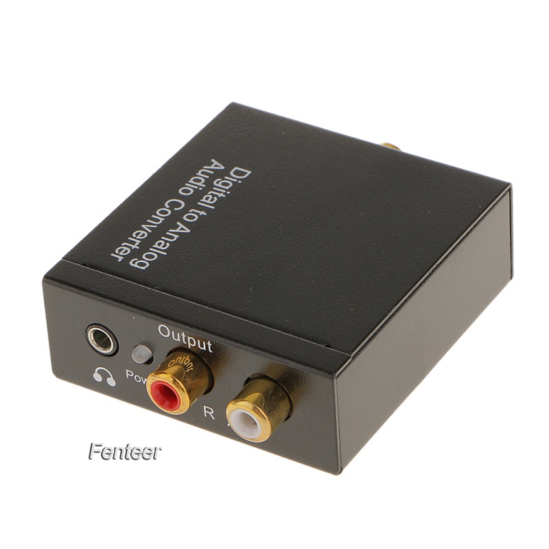 [FENTEER] Digital Coaxial Toslink Optical to Analog L/R RCA Audio Converter Adapter