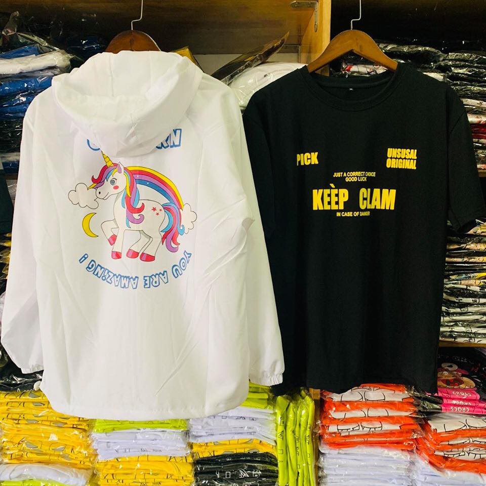 Áo khoác dù kỳ lân UNISEX cho cả nam và nữ