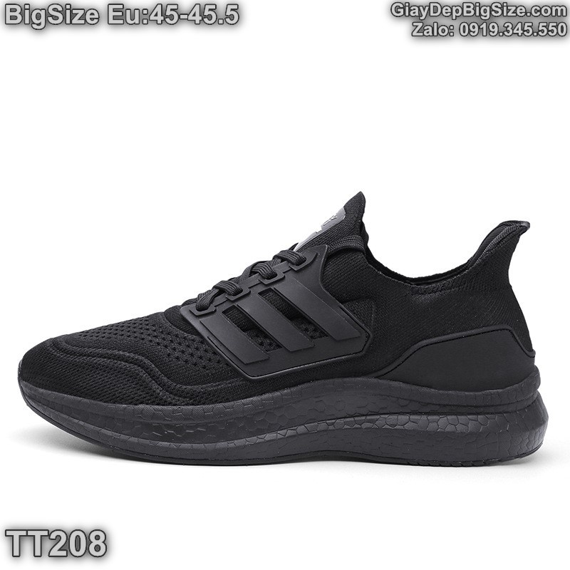 Giày chạy bộ, giày tập thể thao cỡ lớn (45-46) cho nam cao to chân ú bè. Big size sport shoes for wide feet - TT208