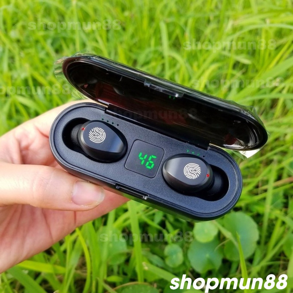 Tai nghe Bluetooth AMOI F9 TWS 5.0 bản QUỐC TẾ không dây cảm