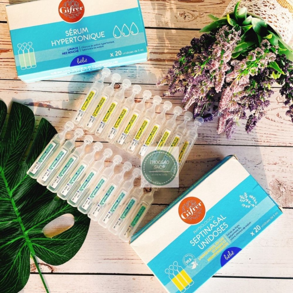 Muối tép xanh, muối tép vàng Gifrer vỉ 20 tép