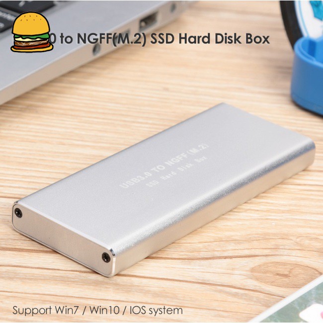 ✨【Convenience】✨Free Shipping USB 3.0 M2 SSD Case USB3.0 to M.2 NGFF External Solid State Drive Enclosure SSD Box Support 2230 2242 2260 2280 Hard Disk | BigBuy360 - bigbuy360.vn