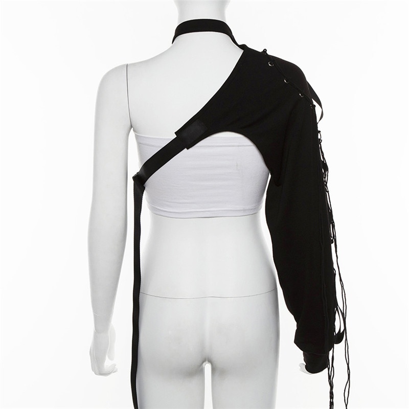 Áo Croptop Sát Nách In Họa Tiết Phong Cách Gothic Punk Thời Trang Mùa Hè Cho Nữ