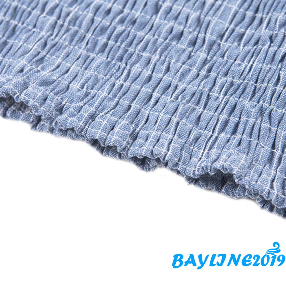 Áo Crop Top Dài Tay Cổ Vuông Họa Tiết Kẻ Sọc Gợi Cảm Cho Nữ